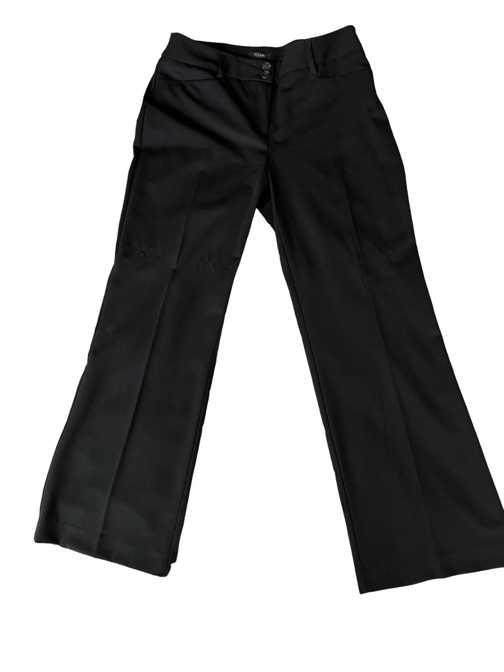 Alfani Black Dress Polyester Spandex Trousers Pants 10P!